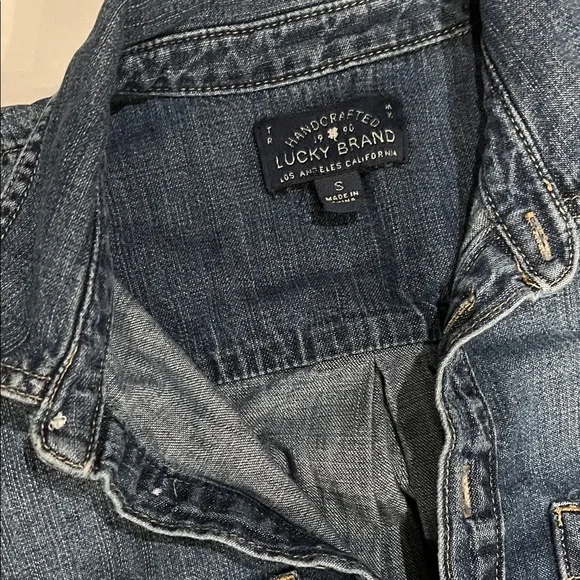 Lucky Brand Blue Denim Shirt - Picture 2 of 3